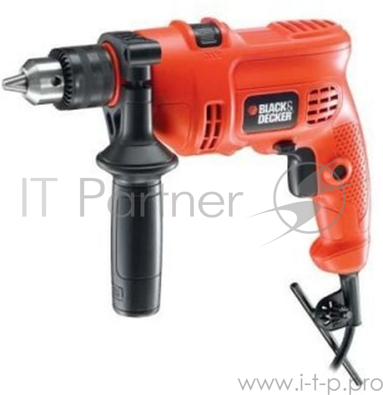 Дрель ударная Black & Decker KR5010-RU 500Вт патрон:кулачковый реверс