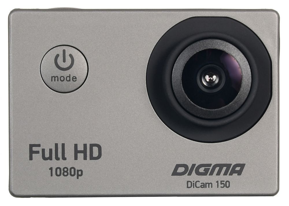 Экшн-камера Digma DiCam 150 серый