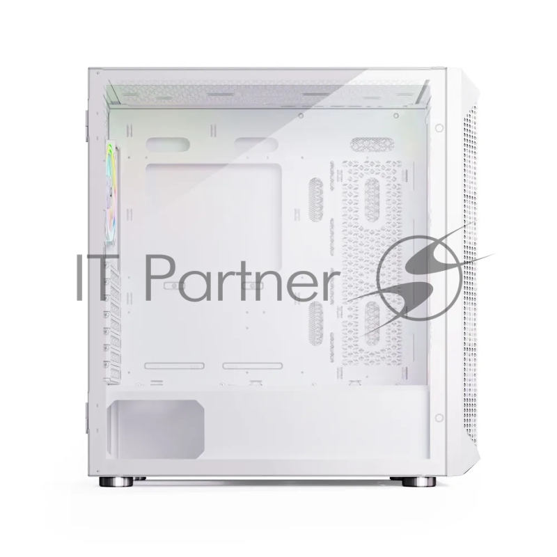 Компьютерный корпус ABR Quantum White (1*USB Type-C, 2*USB 2.0, HD Audio, 4xRGB Fan, ATX, E-ATX)