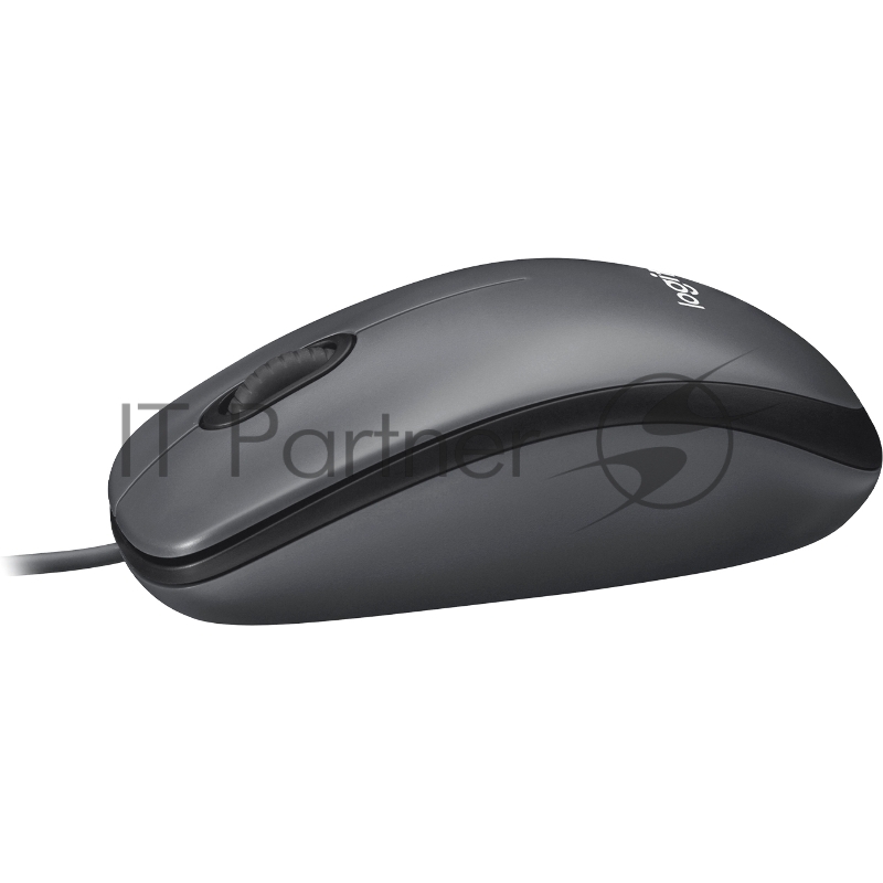 Мышь проводная Logitech M90 черный/серый, 1000 dpi, USB, кнопки - 3
