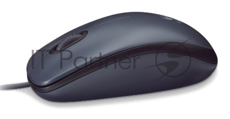 Мышь проводная Logitech M90 черный/серый, 1000 dpi, USB, кнопки - 3