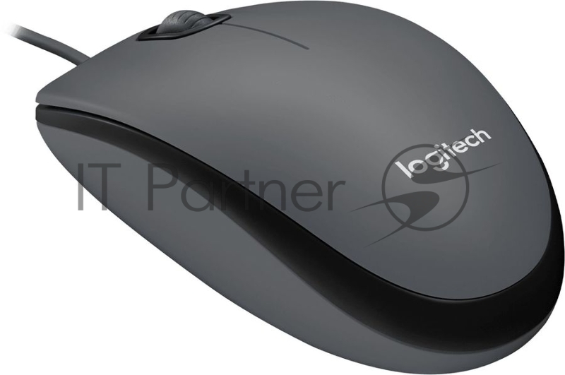 Мышь проводная Logitech M90 черный/серый, 1000 dpi, USB, кнопки - 3