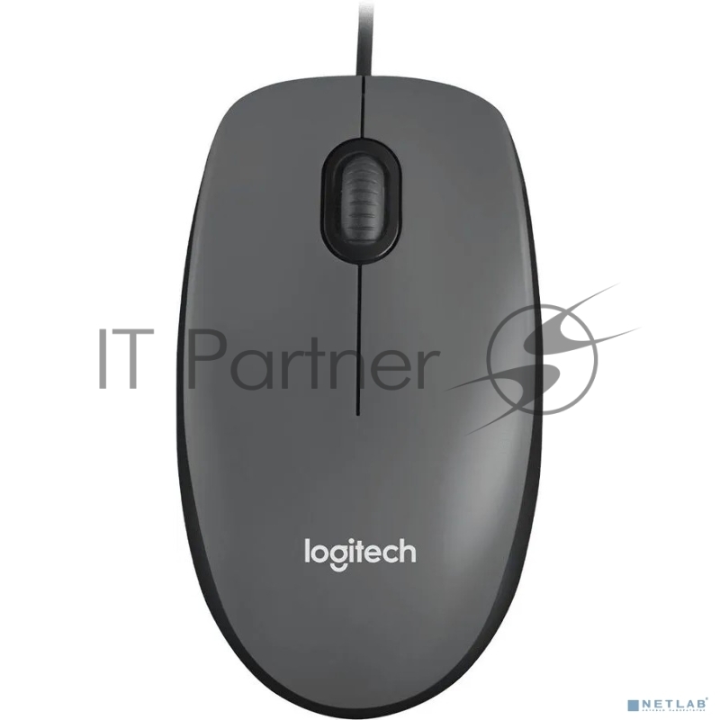 Мышь проводная Logitech M90 черный/серый, 1000 dpi, USB, кнопки - 3