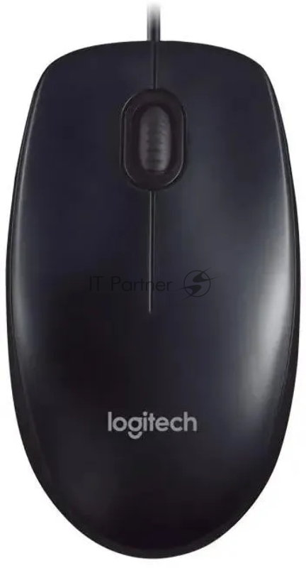 Мышь проводная Logitech M90 черный/серый, 1000 dpi, USB, кнопки - 3