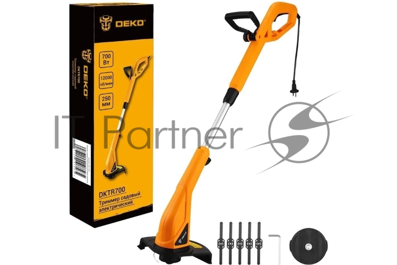 Триммер садовый электрический DEKO DKTR700