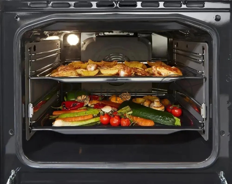 Плита электрическая Gorenje GEC5A12SG серый/черный стеклокерамика (без крышки)