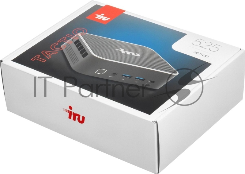 Неттоп IRU Tactio 525 Ryzen 5 6600H (3.3) 16Gb SSD512Gb 660M Windows 11 Pro GbitEth WiFi BT черный (2057781)