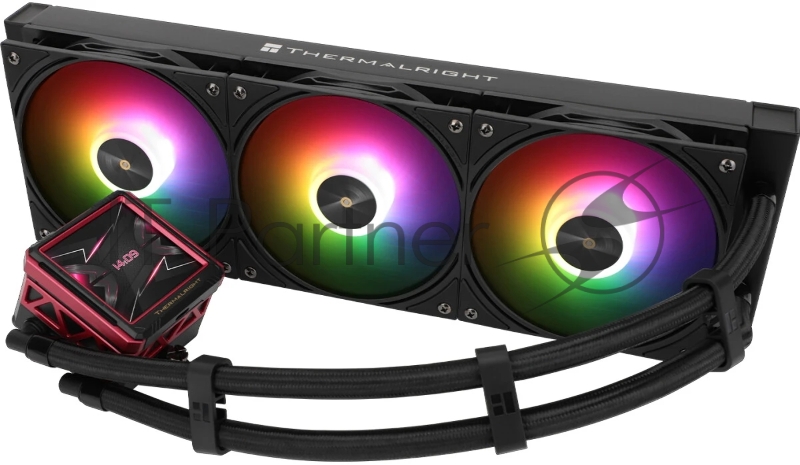 Система водяного охлаждения Thermalright Frozen Warframe ULTRA 360 ARGB Soc-AM5/AM4/1151/1200/2066/201 черный 4-pin 29.6dB Al LCD Ret (F-WFRAME-ULT-360-BL-ARGB)