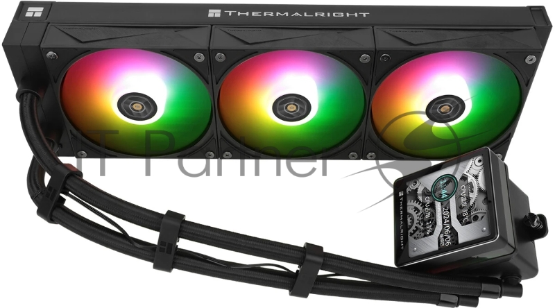 Система водяного охлаждения Thermalright Grand Vision 360 ARGB Soc-AM5/AM4/1151/1200/2066/201 черный 4-pin 29.6dB Al LCD Ret (G-VISION-360-BL-ARGB)