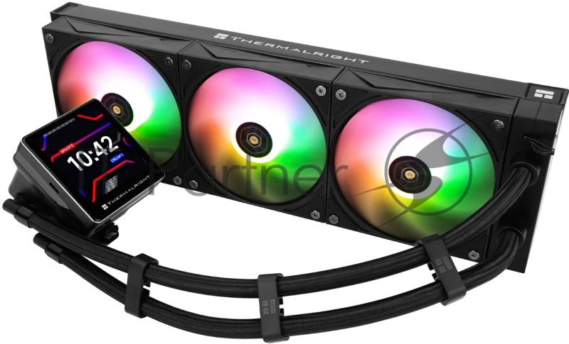 Система водяного охлаждения Thermalright Grand Vision 360 ARGB Soc-AM5/AM4/1151/1200/2066/201 черный 4-pin 29.6dB Al LCD Ret (G-VISION-360-BL-ARGB)