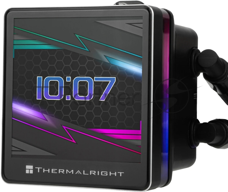 Система водяного охлаждения Thermalright Grand Vision 360 ARGB Soc-AM5/AM4/1151/1200/2066/201 черный 4-pin 29.6dB Al LCD Ret (G-VISION-360-BL-ARGB)