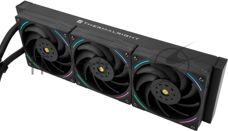 Система водяного охлаждения Thermalright Elite Vision 360 ARGB Soc-AM5/AM4/1200/1700/1851 черный 4-pin 27.7dB Al LCD Ret (E-VISION-360-BL-ARGB)