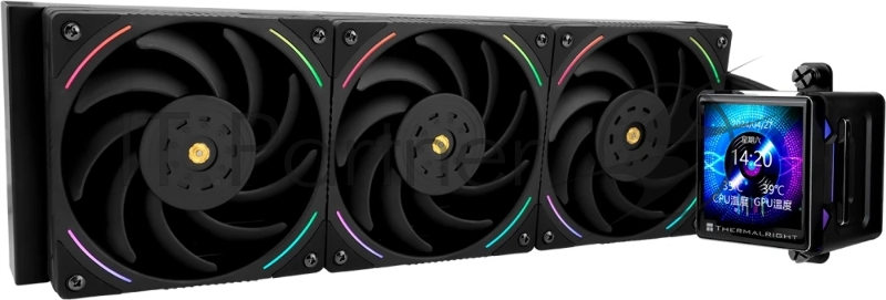 Система водяного охлаждения Thermalright Elite Vision 360 ARGB Soc-AM5/AM4/1200/1700/1851 черный 4-pin 27.7dB Al LCD Ret (E-VISION-360-BL-ARGB)