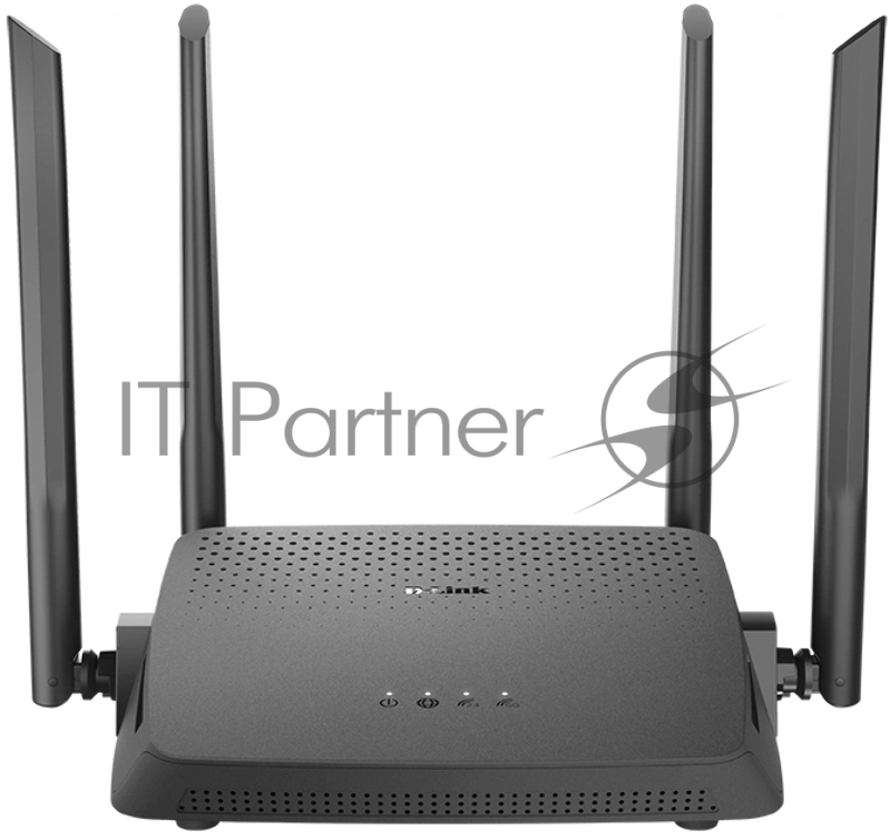 Роутер беспроводной D-Link DIR-825/RU/R7 (DIR-825/RU/R7A) AC1200 10/100/1000BASE-T черный