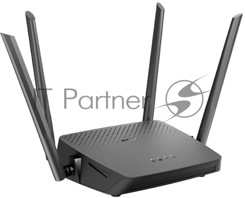 Роутер беспроводной D-Link DIR-825/RU/R7 (DIR-825/RU/R7A) AC1200 10/100/1000BASE-T черный