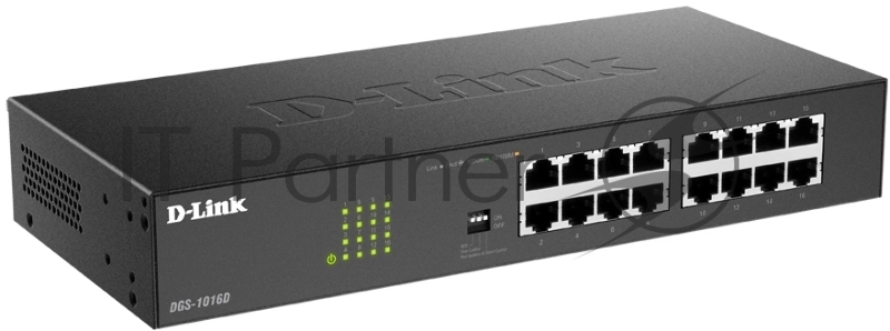 Коммутатор D-Link DGS-1016D DGS-1016D/J1A 16x1Гбит/с неуправляемый