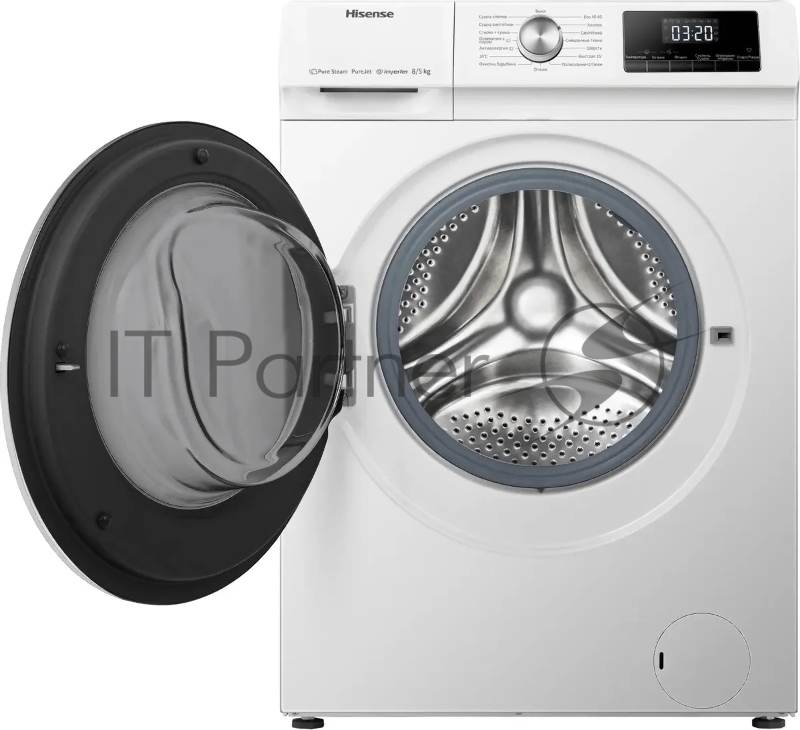 Стиральная машина Hisense WDQA8014VM класс: A загр.фронтальная макс.:8кг (с сушкой) белый