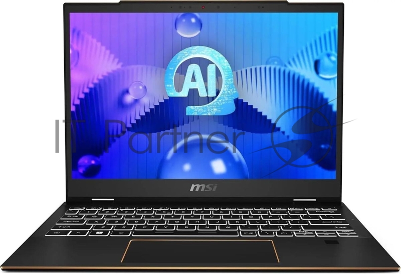 Ноутбук MSI Summit E13 AI Evo A1MTG-001US Core Ultra 7 155H 16Gb SSD1Tb Intel Iris Xe graphics 13.3 IPS Touch FHD+ (1920x1200) Windows 11 Home Multi Language black WiFi BT Cam