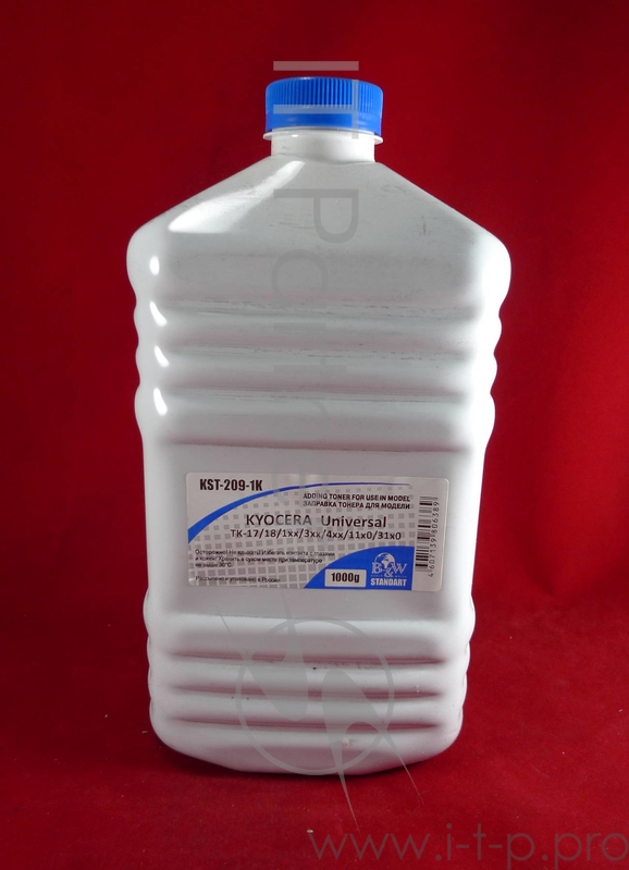 Тонер для Kyocera Universal (TK-17/18/20H/100/110/111/112/ (OEM совместимый) (фл. 1кг)