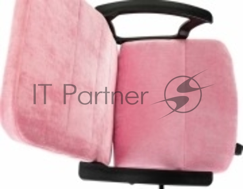 Кресло Бюрократ Triest Fabric розовый Velvet 36 крестов. металл черный