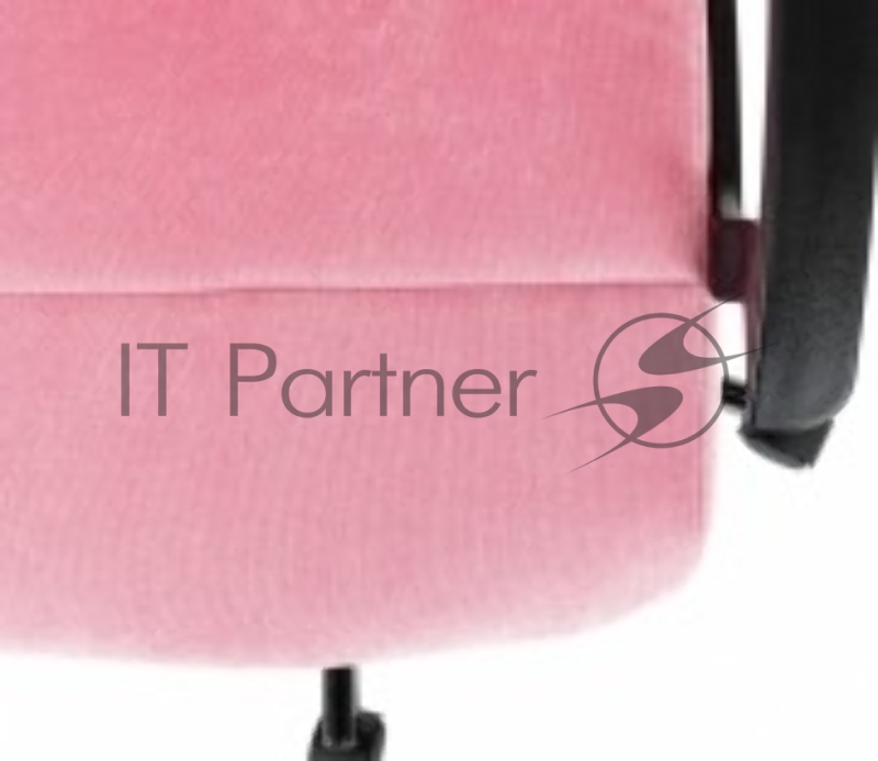 Кресло Бюрократ Triest Fabric розовый Velvet 36 крестов. металл черный