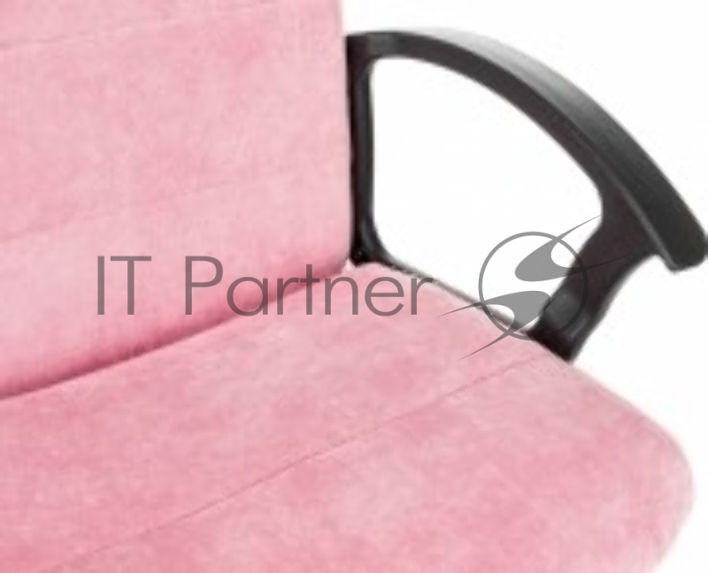 Кресло Бюрократ Triest Fabric розовый Velvet 36 крестов. металл черный