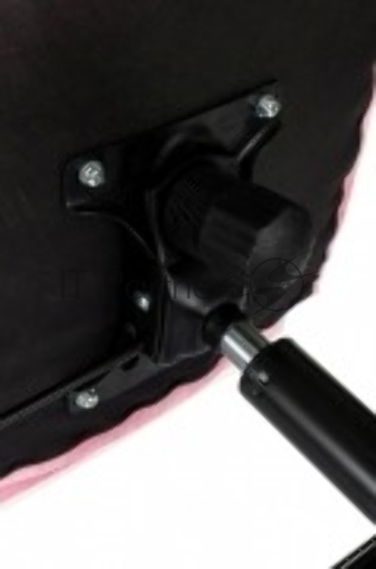 Кресло Бюрократ Triest Fabric розовый Velvet 36 крестов. металл черный