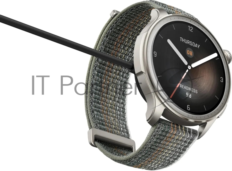 Смарт-часы Amazfit Balance A2287 46мм 1.5 AMOLED корп.серый рем.серый разм.брасл.:150-210мм (1746352)