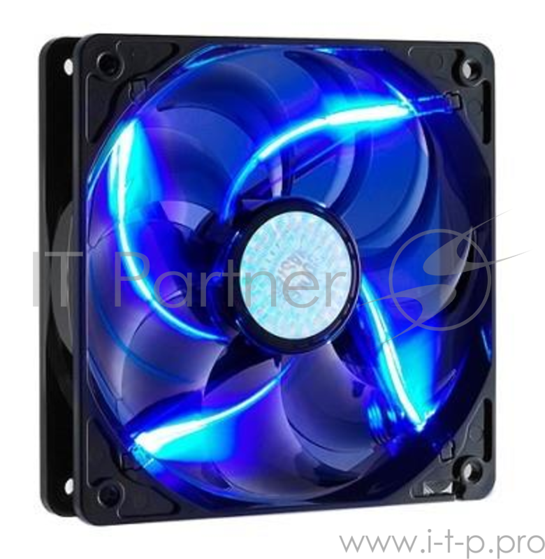 Вентилятор Cooler Master SickleFlow 120 Blue LED Fan R4-L2R-20AC-GP d120мм, 2000об./мин., подсветка (питание от мат.платы и разъема питания ATA HDD)