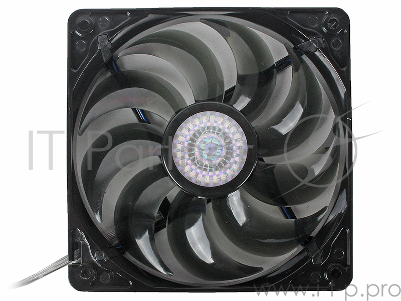 Вентилятор Cooler Master SickleFlow 120 Blue LED Fan R4-L2R-20AC-GP d120мм, 2000об./мин., подсветка (питание от мат.платы и разъема питания ATA HDD)