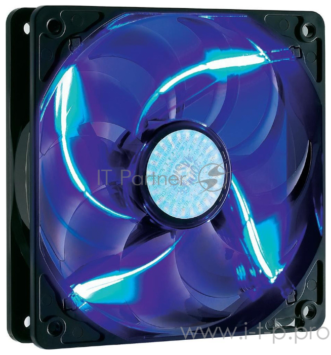 Вентилятор Cooler Master SickleFlow 120 Blue LED Fan R4-L2R-20AC-GP d120мм, 2000об./мин., подсветка (питание от мат.платы и разъема питания ATA HDD)