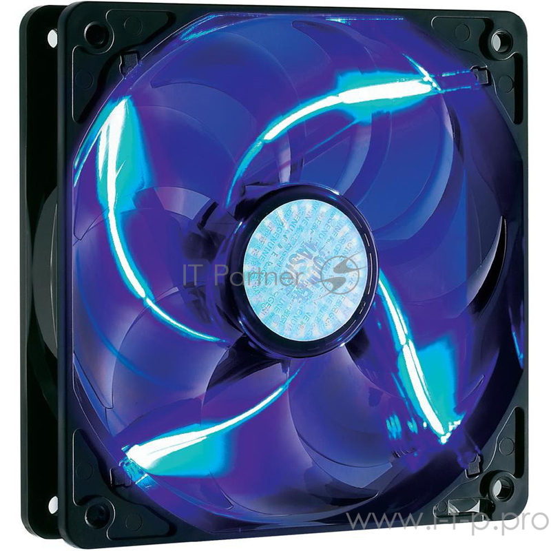 Вентилятор Cooler Master SickleFlow 120 Blue LED Fan R4-L2R-20AC-GP d120мм, 2000об./мин., подсветка (питание от мат.платы и разъема питания ATA HDD)
