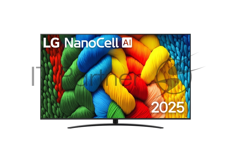 Телевизор LG 86 86NANO81A6A черный Direct LED 4K UHD 60Hz webOS