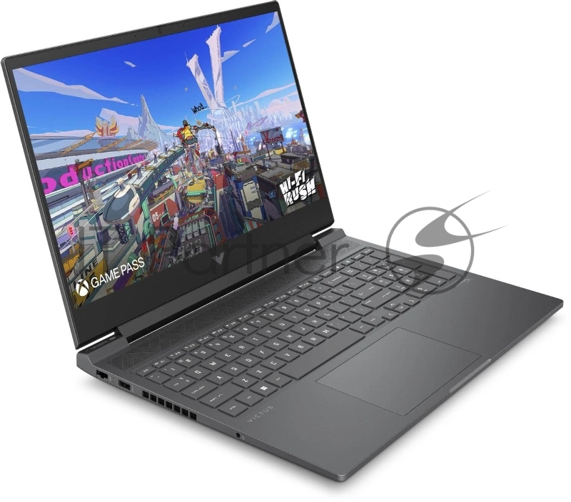 Ноутбук HP Victus 16-r1076ci Core i7 14650HX 16Gb SSD512Gb NVIDIA GeForce RTX4050 6Gb 16.1 IPS FHD (1920x1080) FreeDOS silver WiFi BT Cam (B09JWEA)