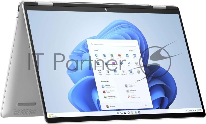 Ноутбук HP Envy x360 16-ad0006ci Ryzen 5 8640HS 16Gb SSD512Gb AMD Radeon Graphics 16 IPS Touch WUXGA (1920x1200) Windows 11 Home silver WiFi BT Cam (B4LY7EA)