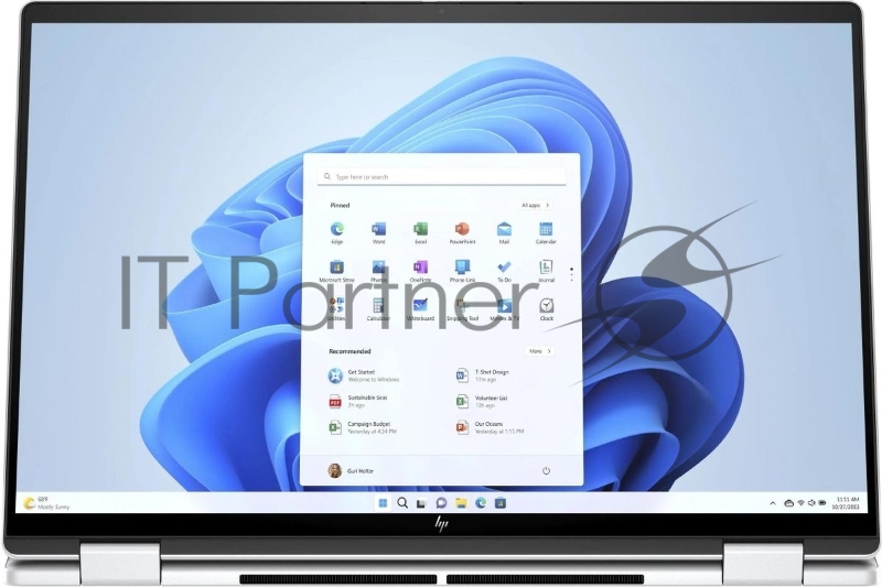 Ноутбук HP Envy x360 16-ad0006ci Ryzen 5 8640HS 16Gb SSD512Gb AMD Radeon Graphics 16 IPS Touch WUXGA (1920x1200) Windows 11 Home silver WiFi BT Cam (B4LY7EA)