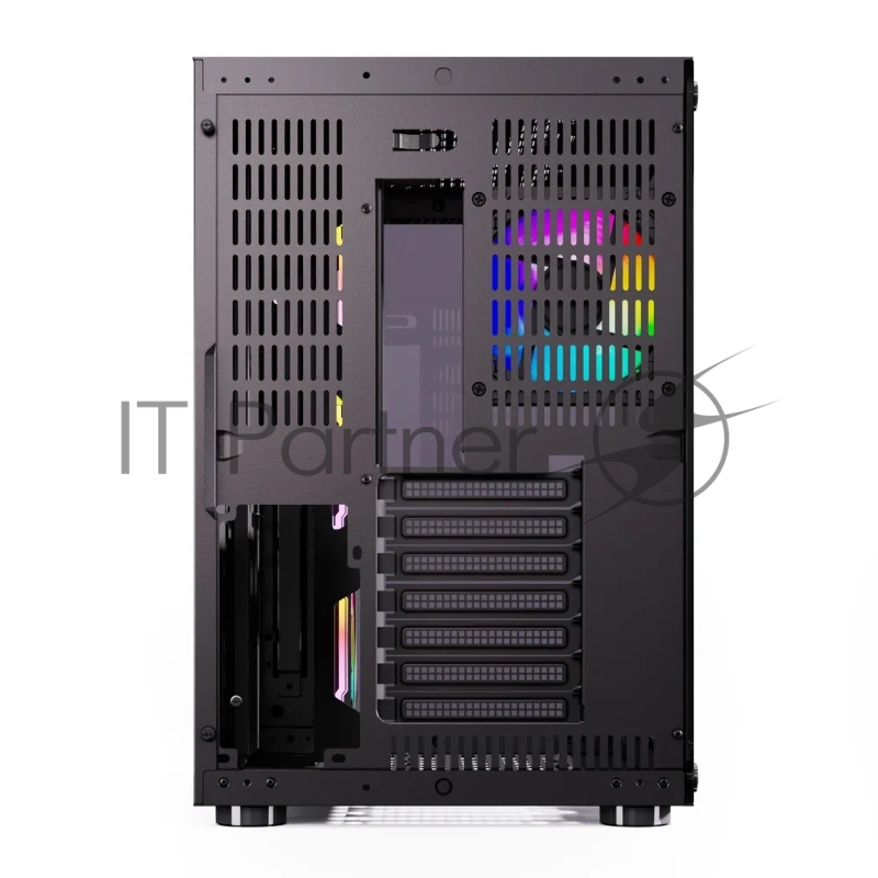 Компьютерный корпус ABR Sea View Black (1*USB Type-C, 2*USB 2.0, HD Audio, 4xRGB Fan, ATX, Micro-ATX)