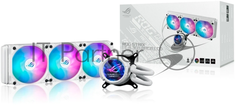Жидкостная система охлаждения ASUS ROG STRIX LC III 360 ARGB LCD WHT