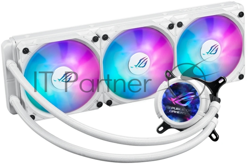 Жидкостная система охлаждения ASUS ROG STRIX LC III 360 ARGB LCD WHT
