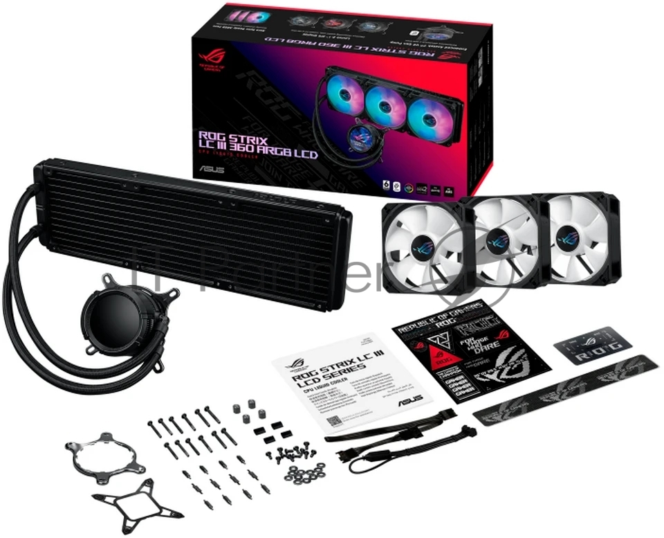 Жидкостная система охлаждения ASUS ROG STRIX LC III 360 ARGB LCD