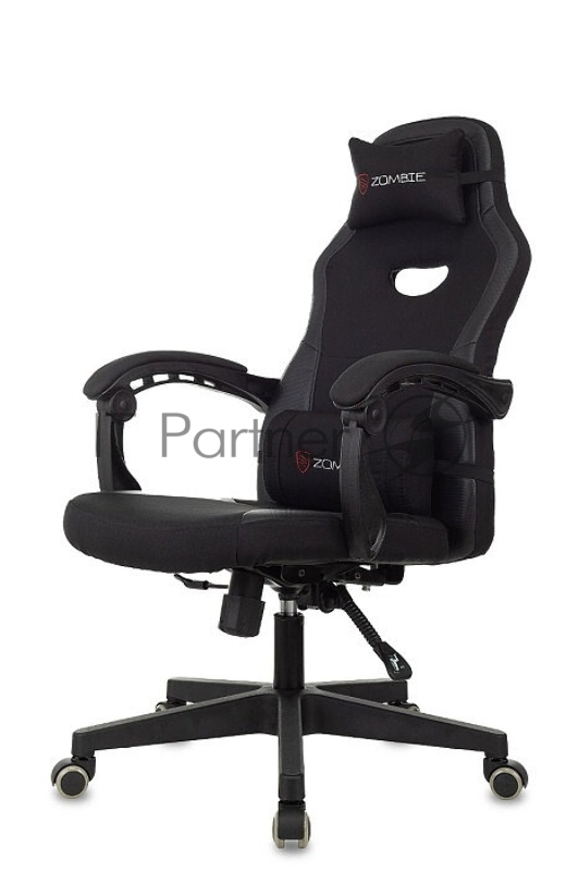 Кресло игровое Zombie Cruiser черный, эко.кожа, крестов. пластик