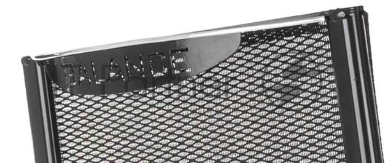 Кресло руководителя Бюрократ CH Balance-LUX черный KM-01 Neo Black сетка/ткань, крестов. металл хром