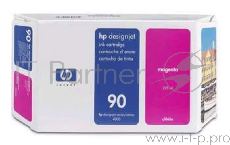 Картридж HP DJ 4000/4500 серии № 90 (O) C5062A 225мл M