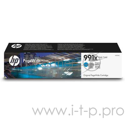 Картридж HP 991X High Yield Cyan Original PageWide Cartridge (M0J90AE)
