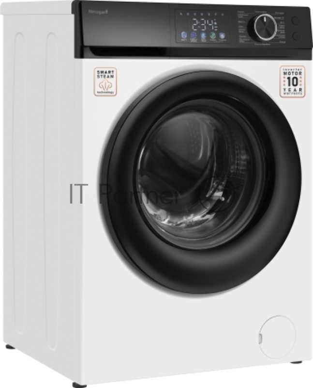 Стиральная машина Weissgauff WM 45128 Inverter Steam класс: A+++ загр.фронтальная макс.:9кг белый