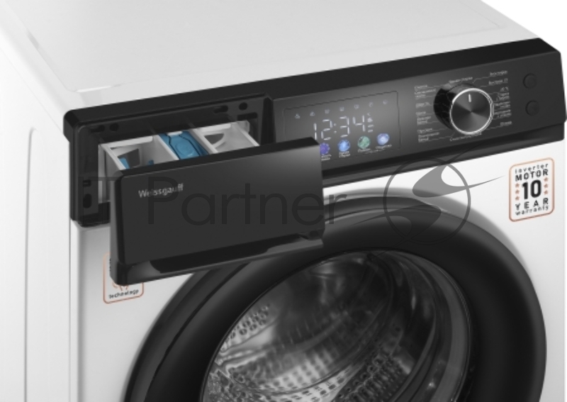 Стиральная машина Weissgauff WM 45128 Inverter Steam класс: A+++ загр.фронтальная макс.:9кг белый