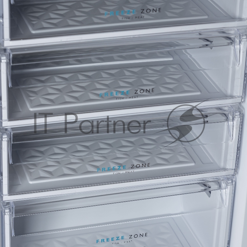 Морозильная камера Бирюса M514 металлик 110л, 4 ящика