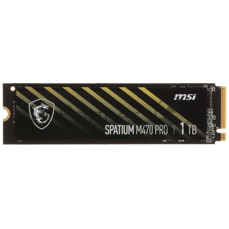 Твердотельный накопитель SSD MSI M.2 2280 1TB SPATIUM M470 PRO Client SSD S78-440L0J0-P83, PCIe Gen4x4 with NVMe