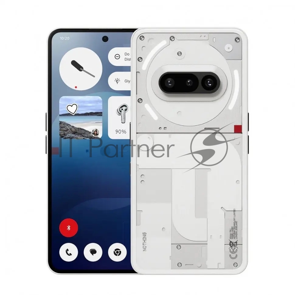 Смартфон Nothing Phone (3a) A10400149 8/128Gb, белый