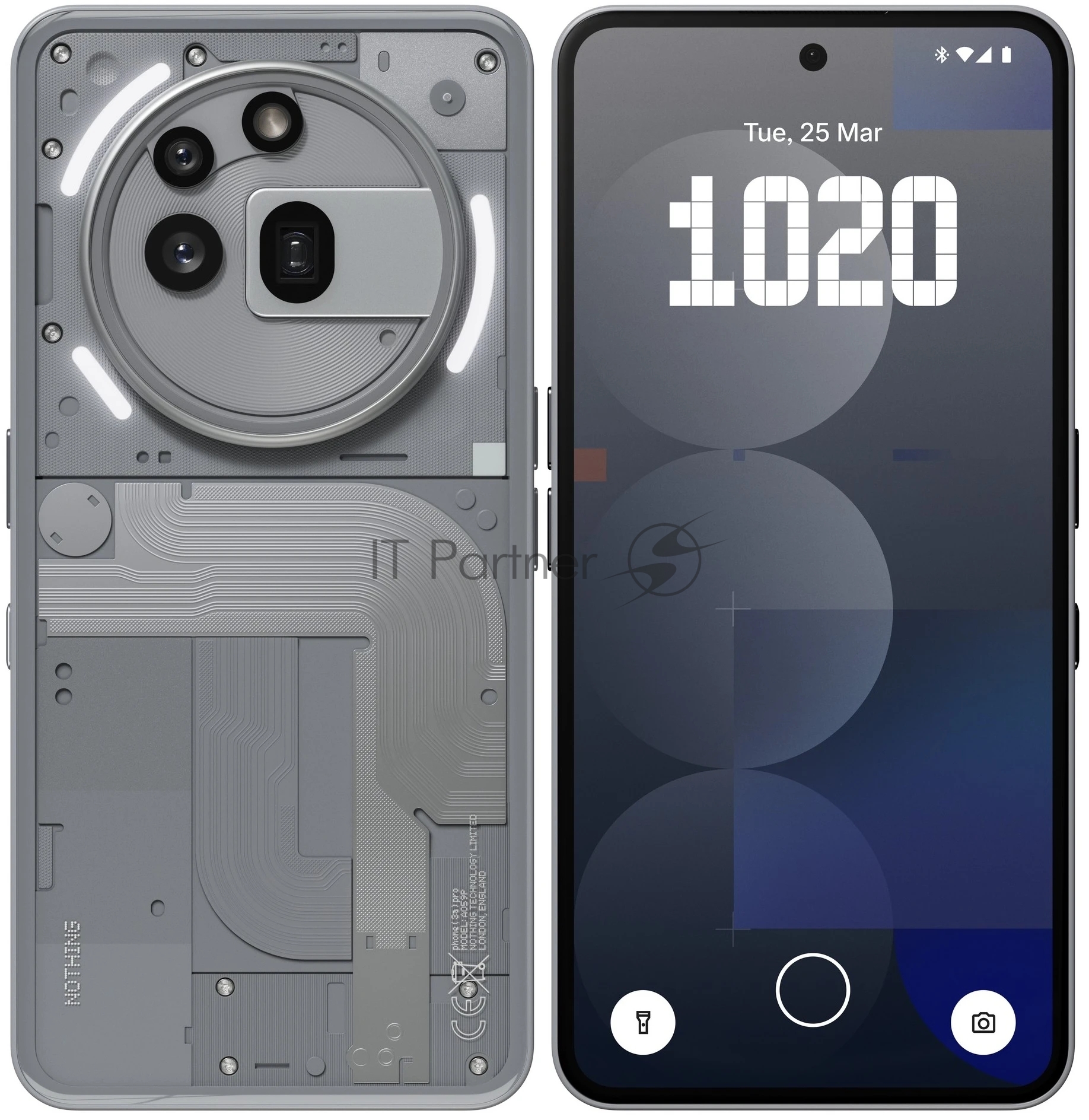 Смартфон Nothing Phone (3a) PRO A10400170 12/256Gb, серый